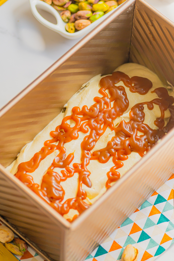 Recette Glace crèmeuse à la vanille pistache sans sorbetière