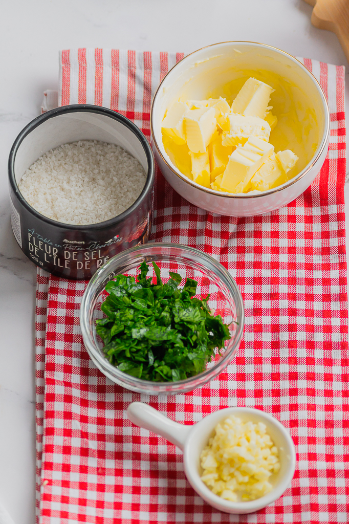 recette persillade beurre, persil ail et fleur de sel 
