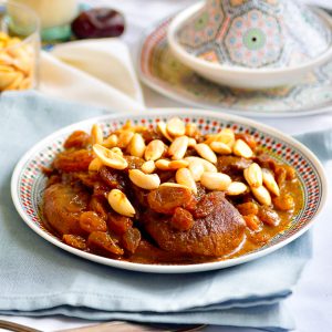 Mrouzia tajine d’agneau aux raisins secs