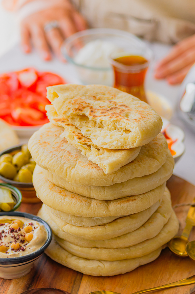 recette pain plat à la poêle ultra moelleux