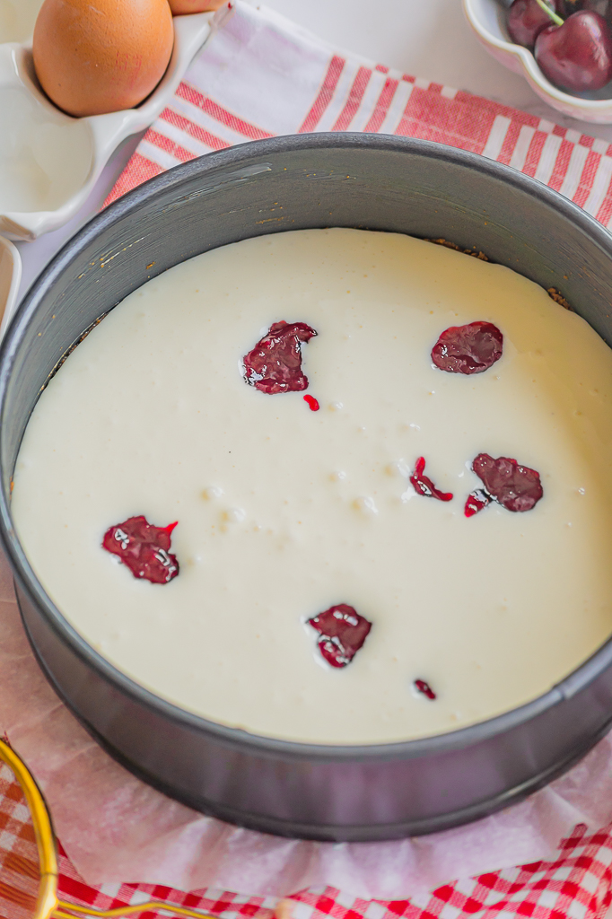 cheesecake cerise mascarpone et spéculoos