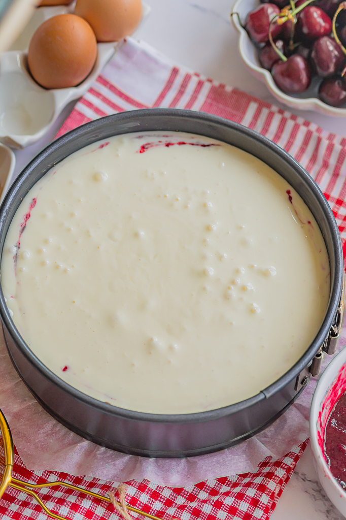 cheesecake cerise mascarpone et spéculoos