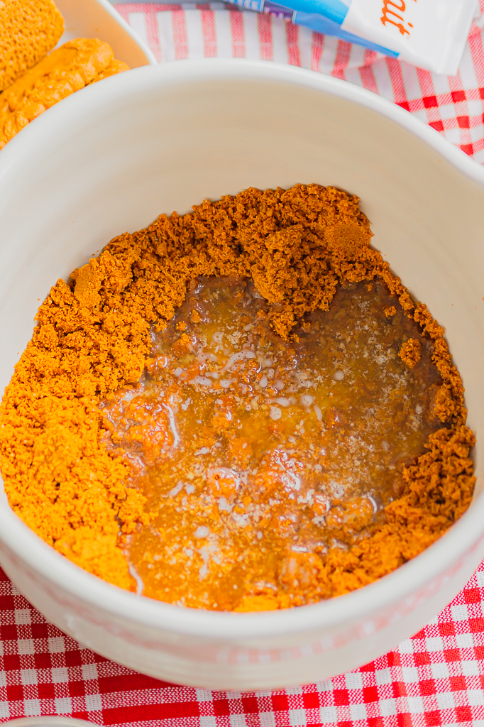 la base de spéculoos pour cheesecake