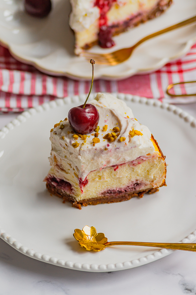 recette cheesecake aux cerises pistaches