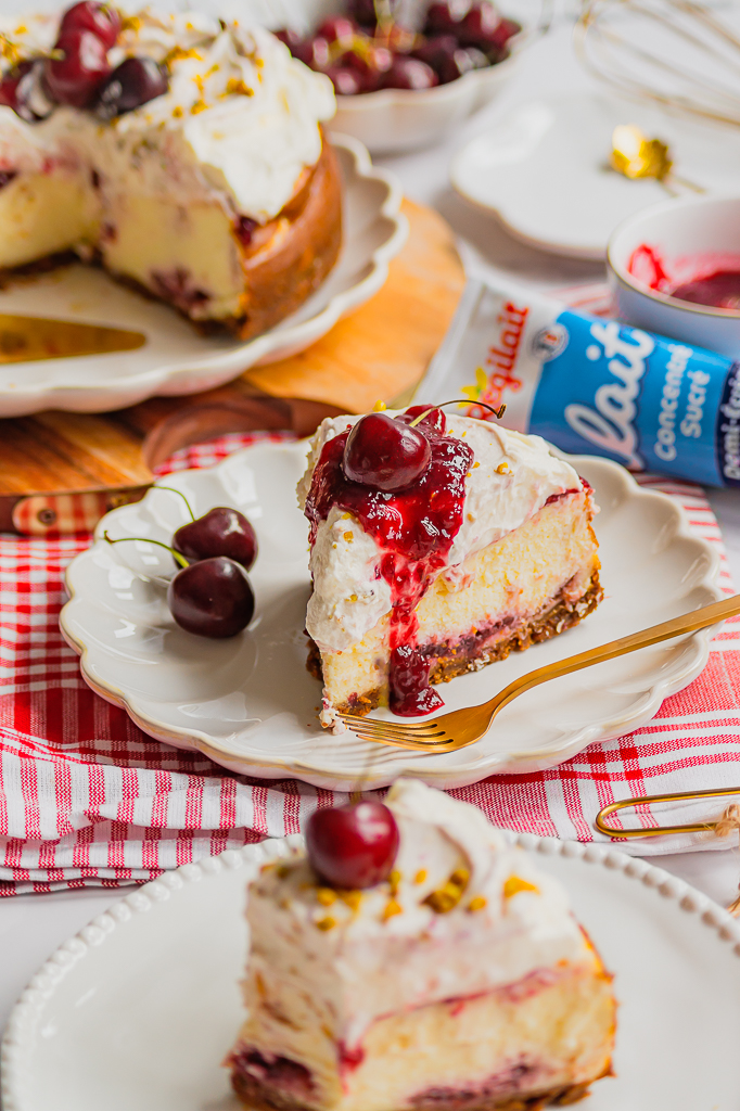 comment faire le cheesecake à la cerise chantilly vanille