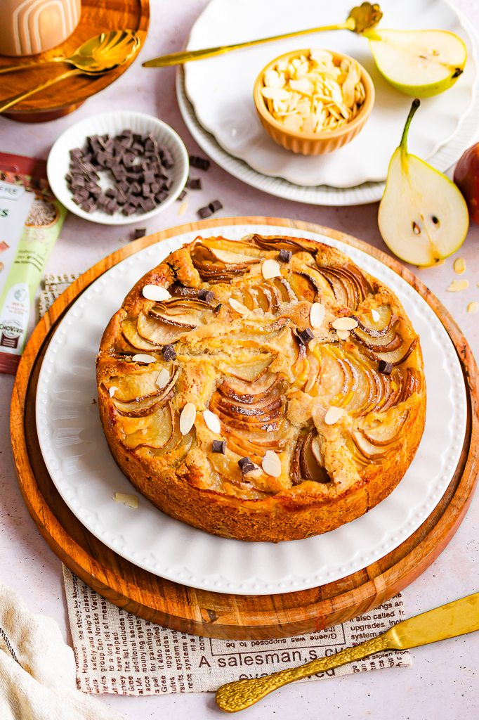 gâteau moelleux aux pépites de chocolat vegan