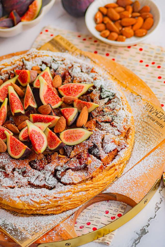 Tarte fine figues amandes de Jeffrey Cagnes