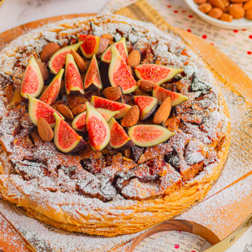 Tarte fine figues amandes de Jeffrey Cagnes