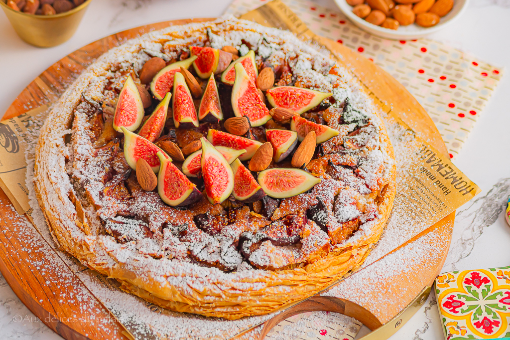 Tarte fine figues amandes de Jeffrey Cagnes