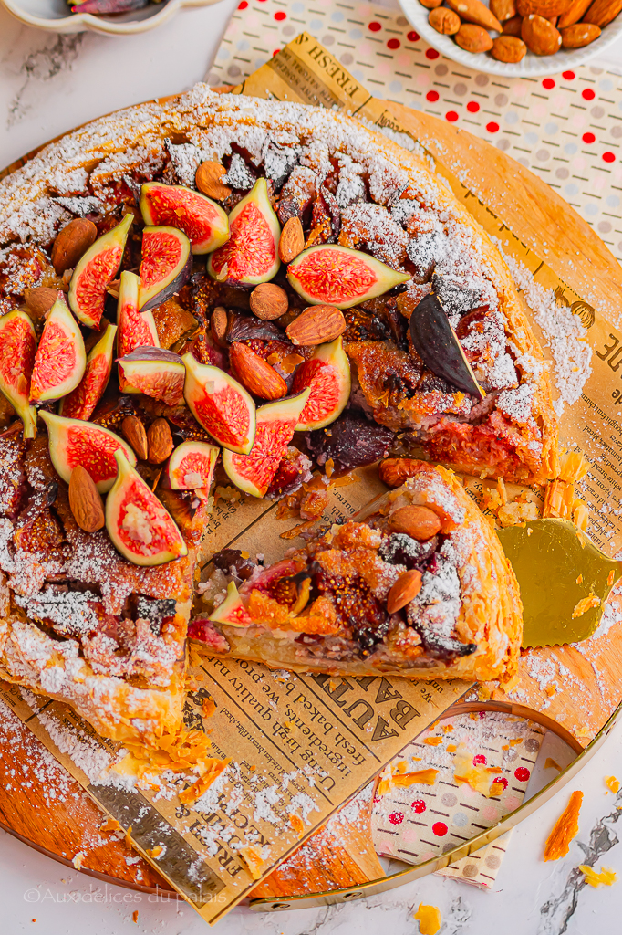 Tarte fine figues amandes de Jeffrey Cagnes