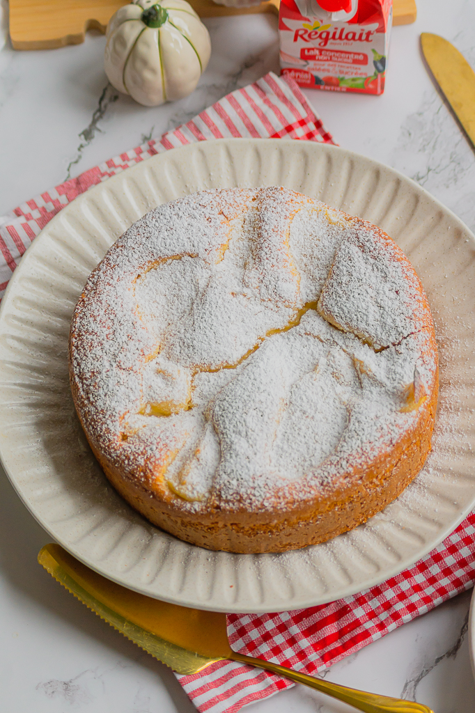 Gâteau moelleux à la crème pâtissière (Torta Nua)