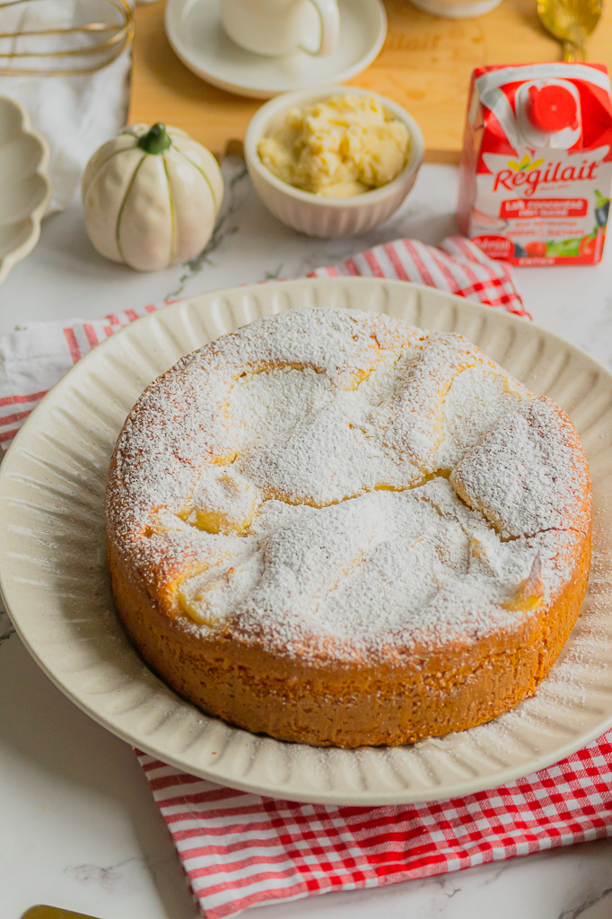 Gâteau moelleux à la crème pâtissière (Torta Nua)