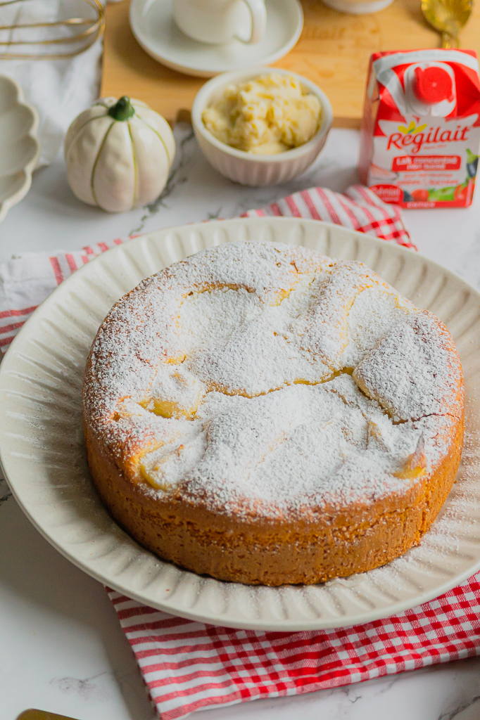 Gâteau moelleux à la crème pâtissière (Torta Nua)