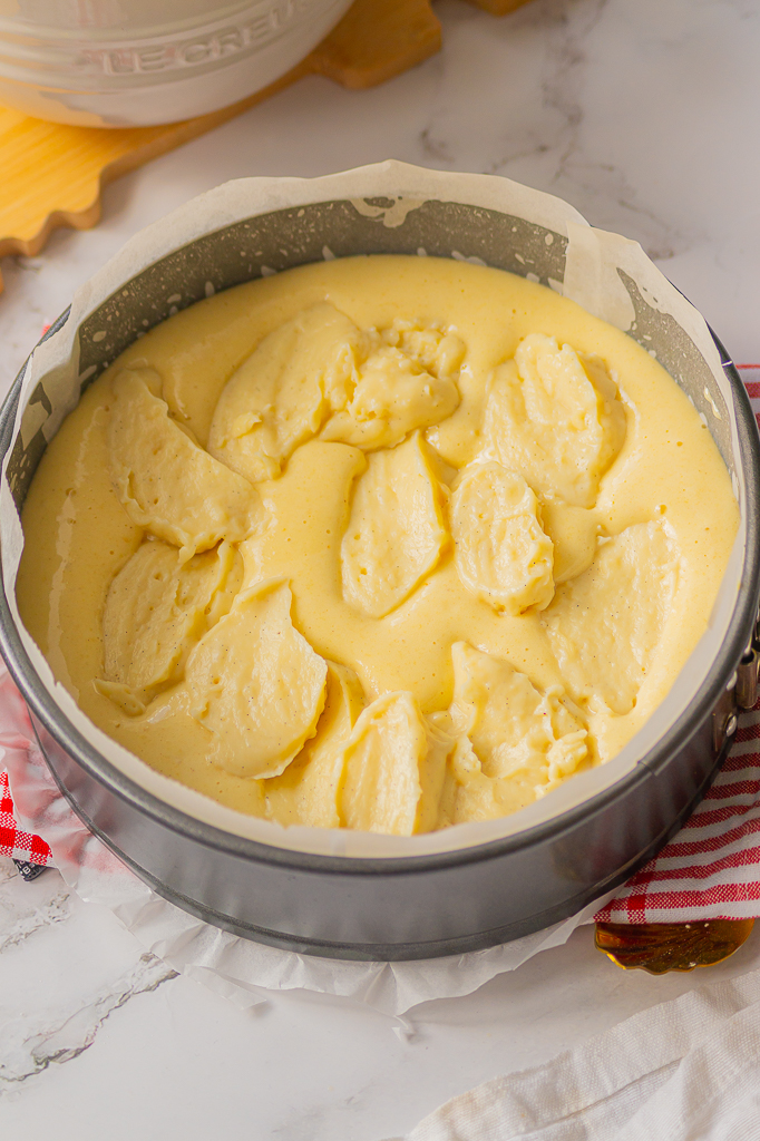 Gâteau moelleux à la crème pâtissière (Torta Nua)