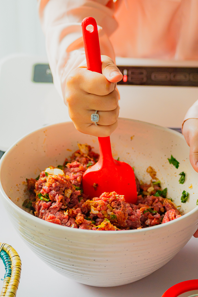 Marinade libanaise pour kefta de viande hachée