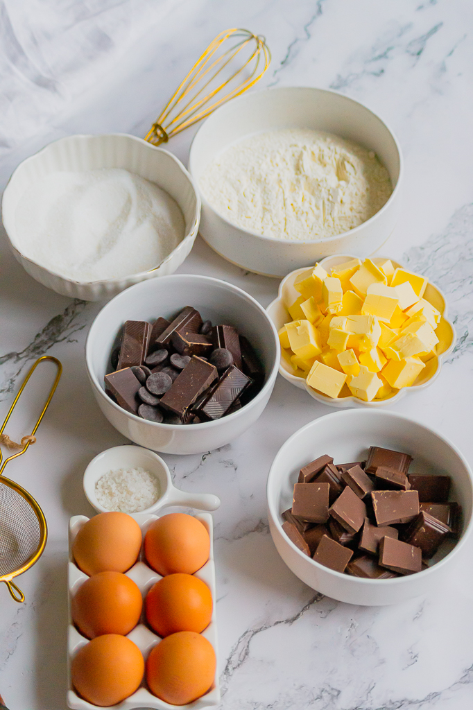 quels ingrédients pour un gâteau fondant au chocolat