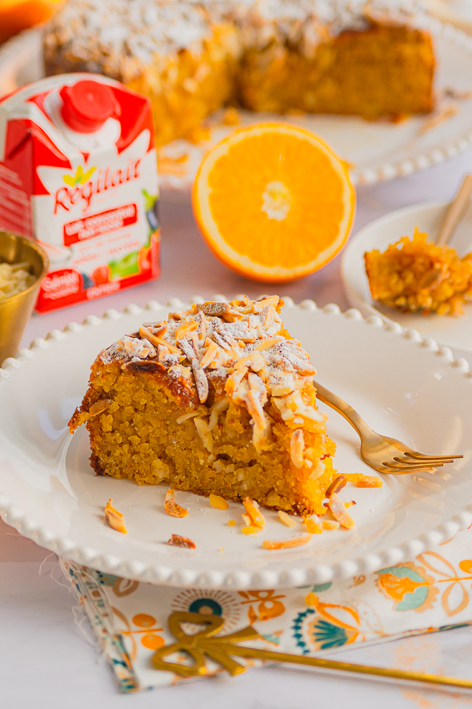 Gâteau moelleux à l'orange et aux amandes