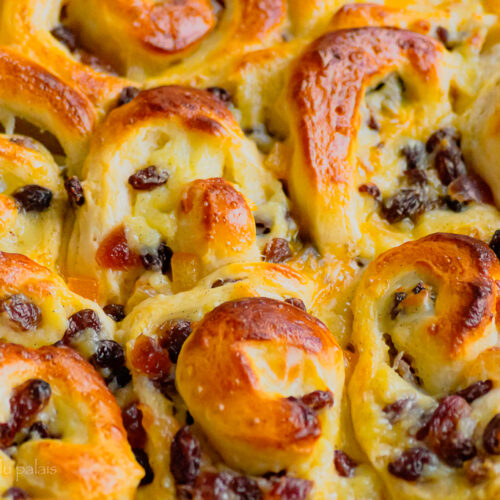 Brioche roulée aux fruits confits façon Panettone