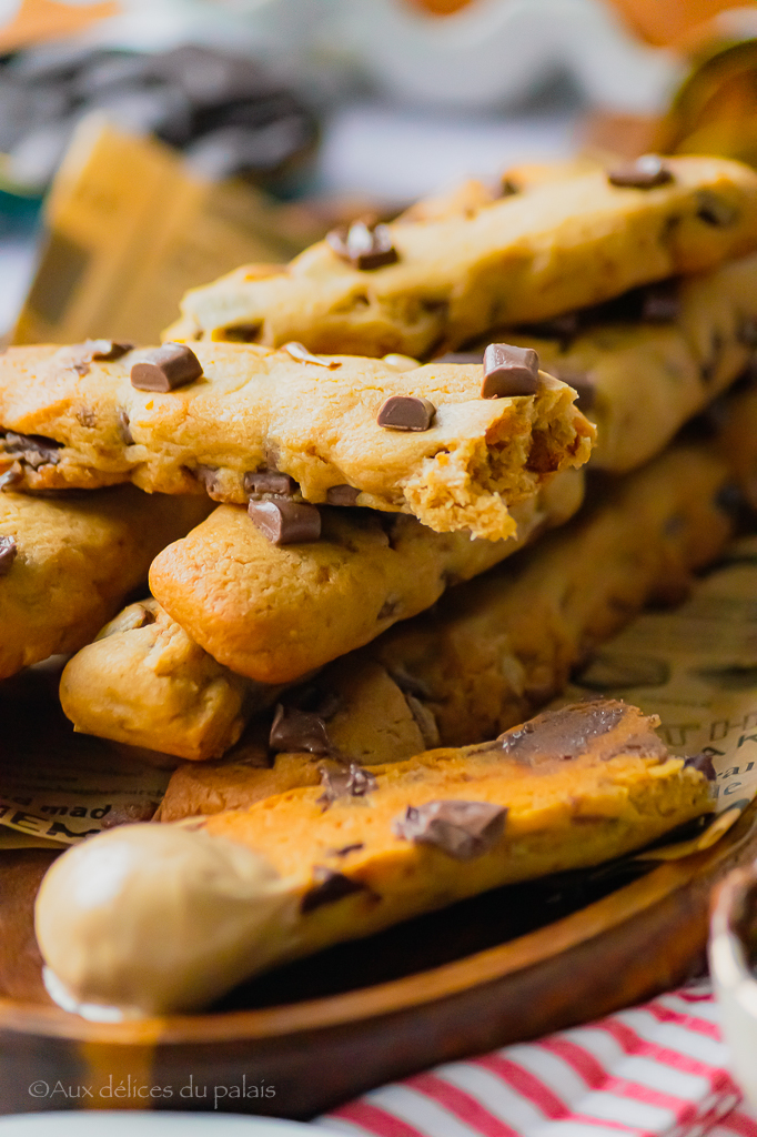 recette cookies fries au chocolat (frites)