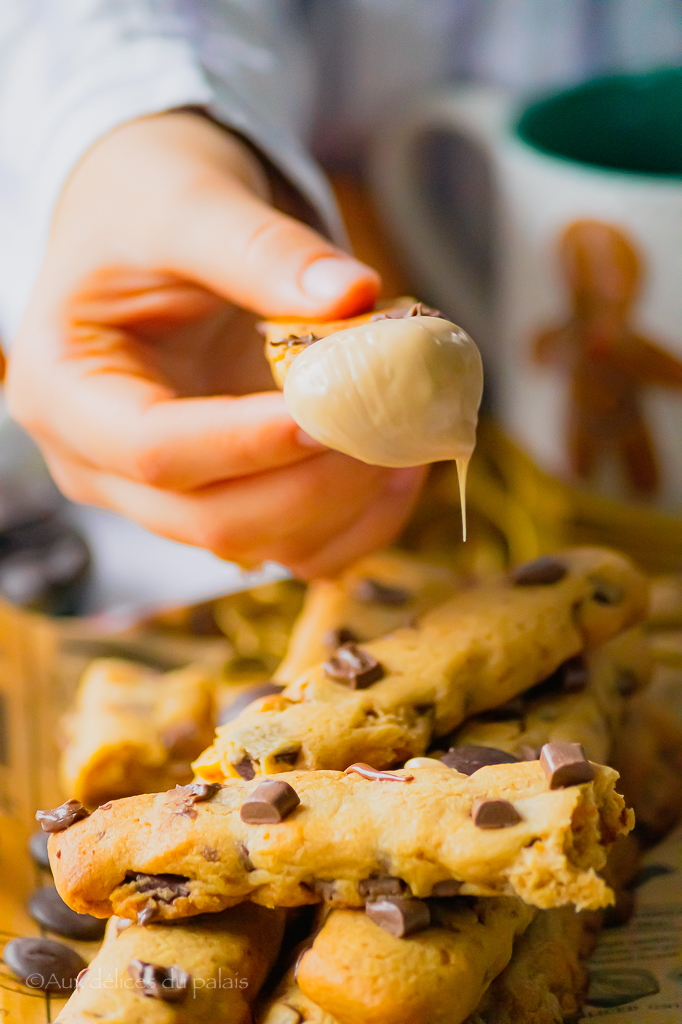 recette cookies fries au chocolat (frites)