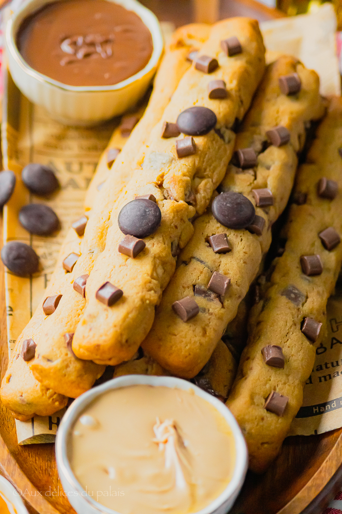 recette cookies fries au chocolat (frites)