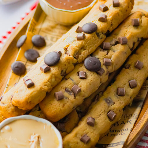 Cookies Fries aux pépites de chocolat (frites)