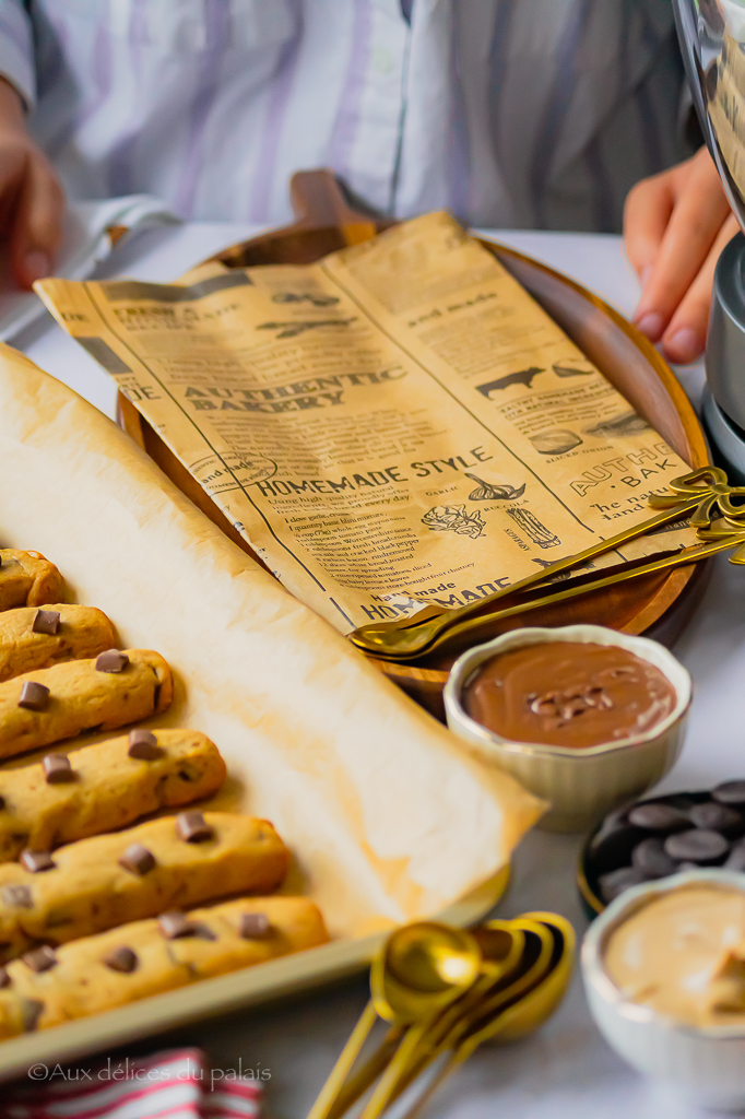 recette cookies fries au chocolat (frites)