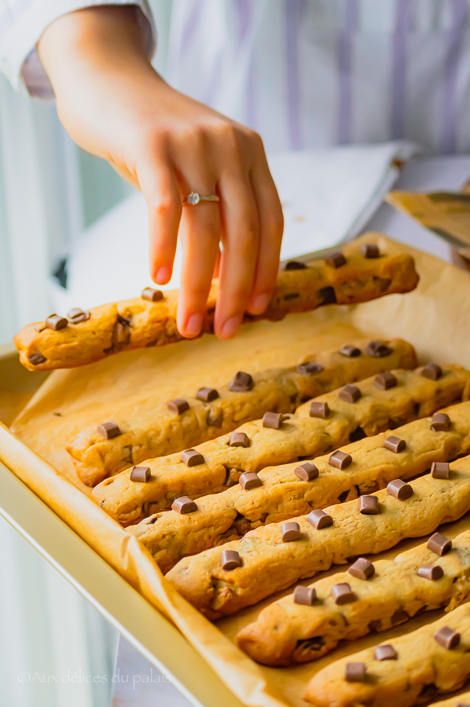 recette cookies fries au chocolat (frites)