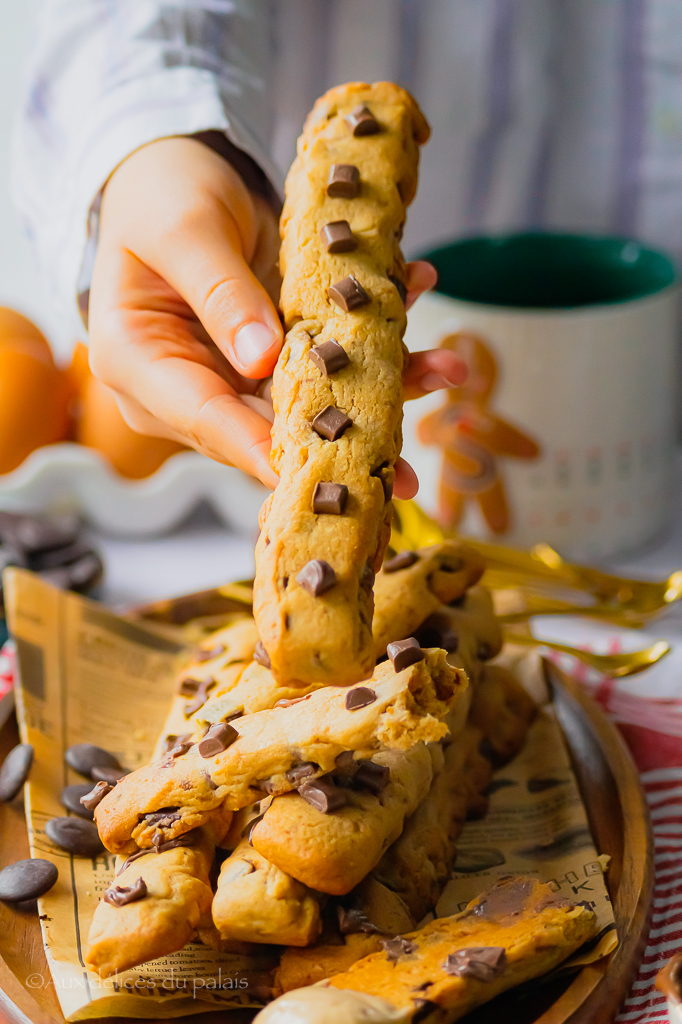 Cookies Fries aux pépites de chocolat (frites)