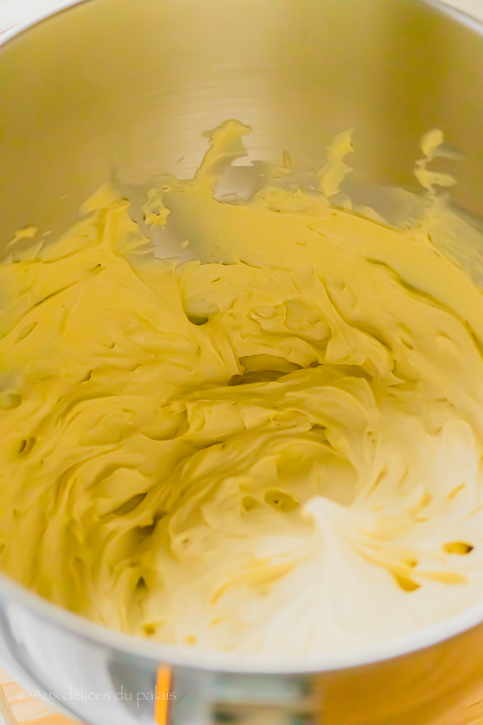 recette ganache montée pistache chocolat blanc