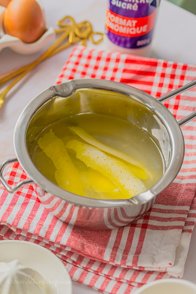 recette sirop d'imbibage au citron