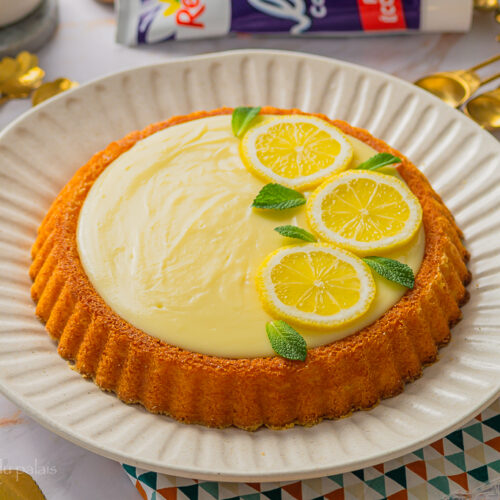 Basboussa fondante à la crème de citron