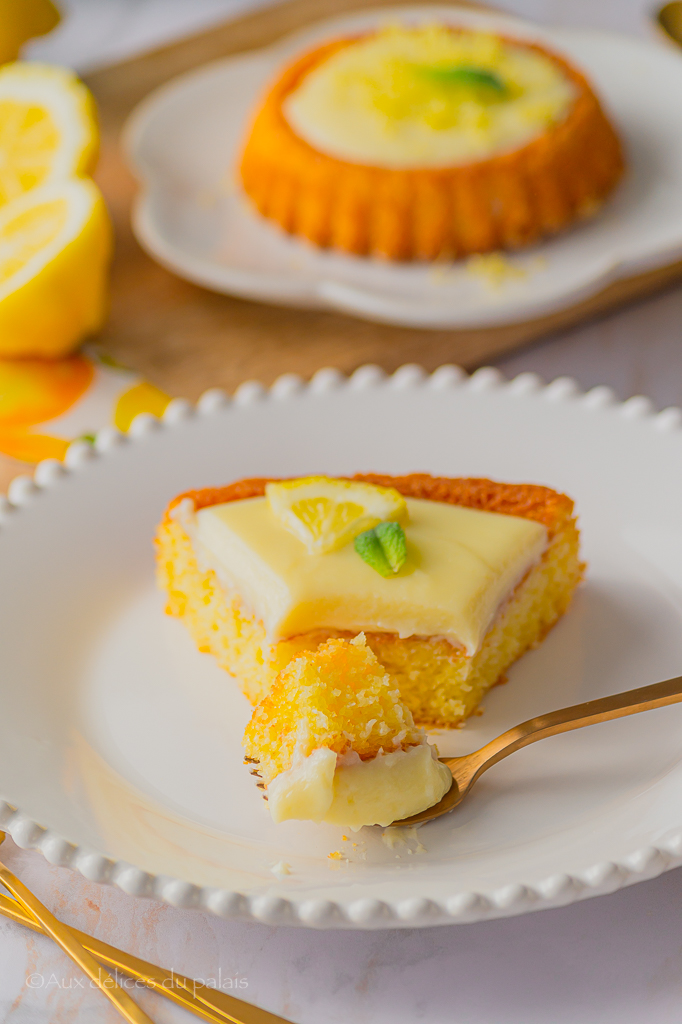 Basboussa algérienne à la crème de citron