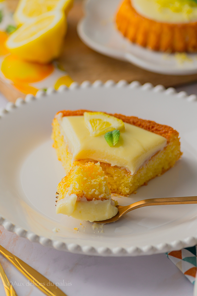 Basboussa algérienne à la crème de citron