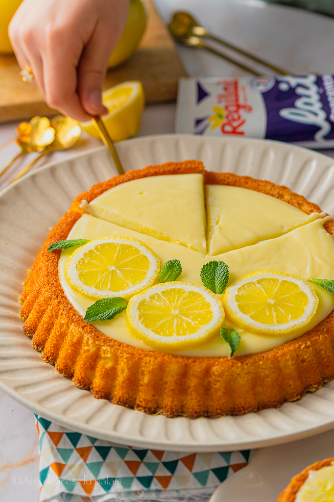 Basboussa algérienne à la crème de citron