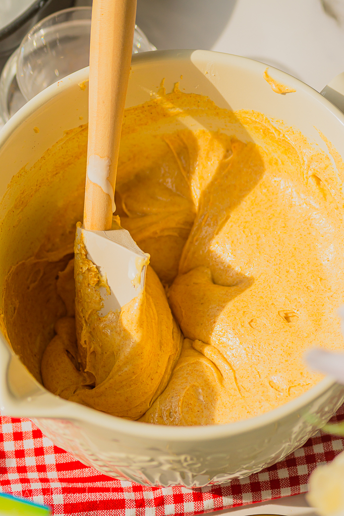 Recette gâteau à la poudre de lait doré et crème vanille