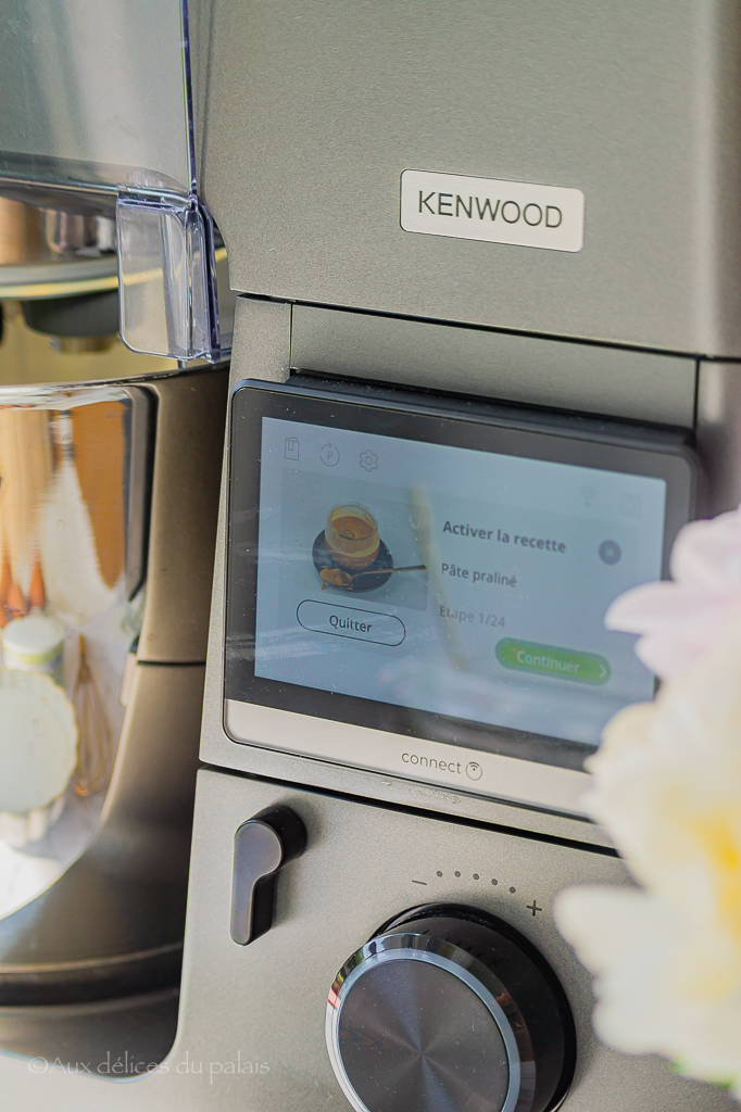 Praliné pécan amande maison au cooking chef de kenwood