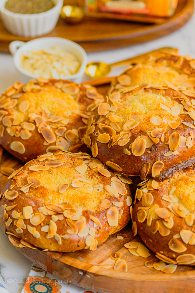 Krachel brioche à la crème d’amandes