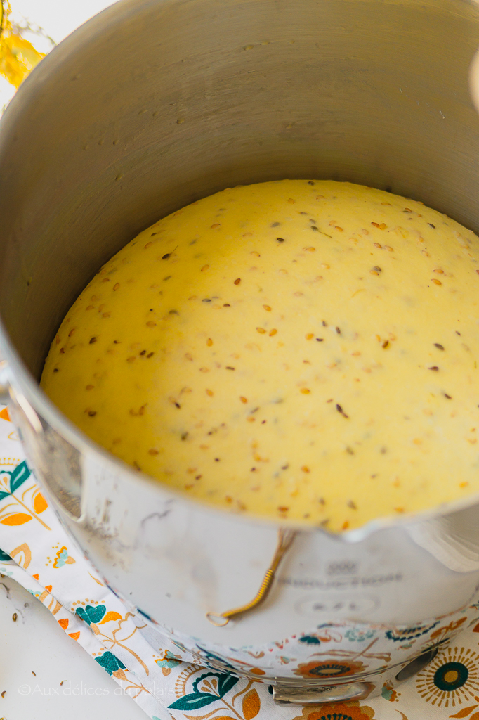 Krachel brioche à l'anis amande et fleur d'oranger 
