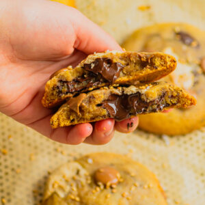 Cookies Tahini Halva et chocolat noir