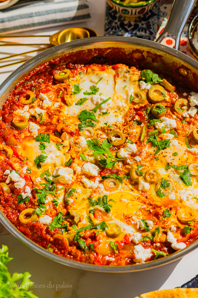 Chakchouka marocaine aux œufs