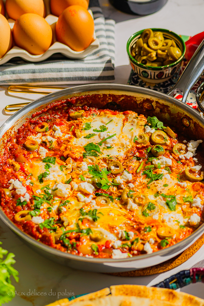Chakchouka marocaine aux œufs