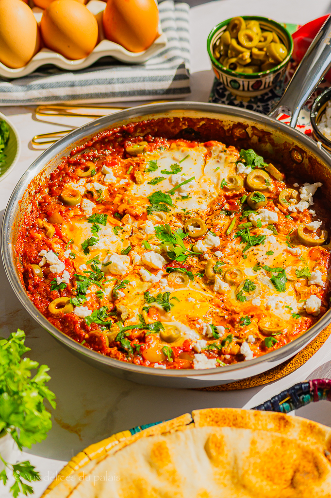 Chakchouka marocaine aux œufs